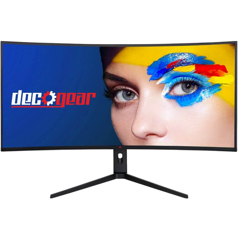 Deco Gear 40” Curved Ultrawide IPS Monitor, 5120x2160 Dual QHD, 21:9, HDR400, 100% sRGB (DGVIEW401) - Deco Gear