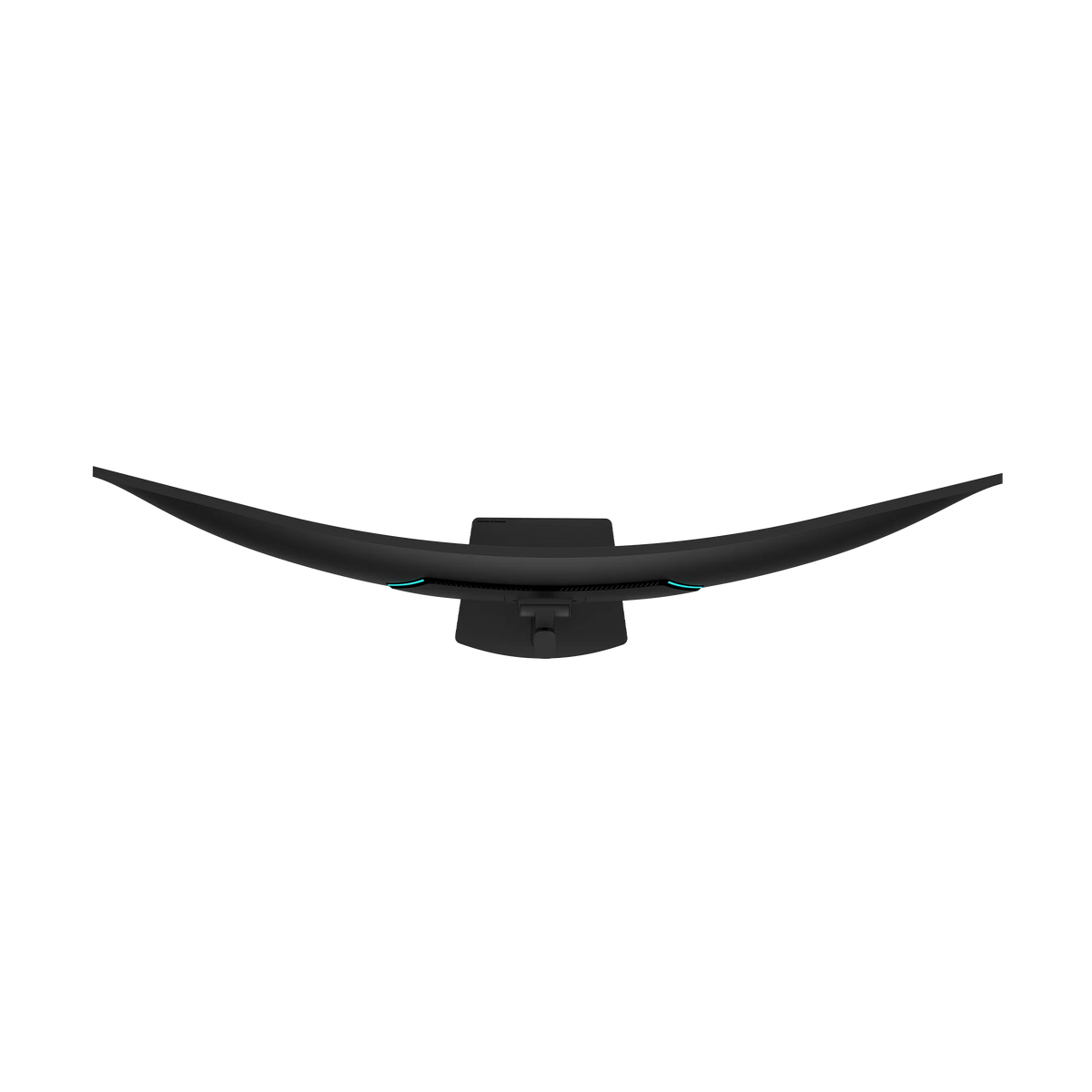 Deco Gear 49″ 165 Hz Monitor, top view showing the curve