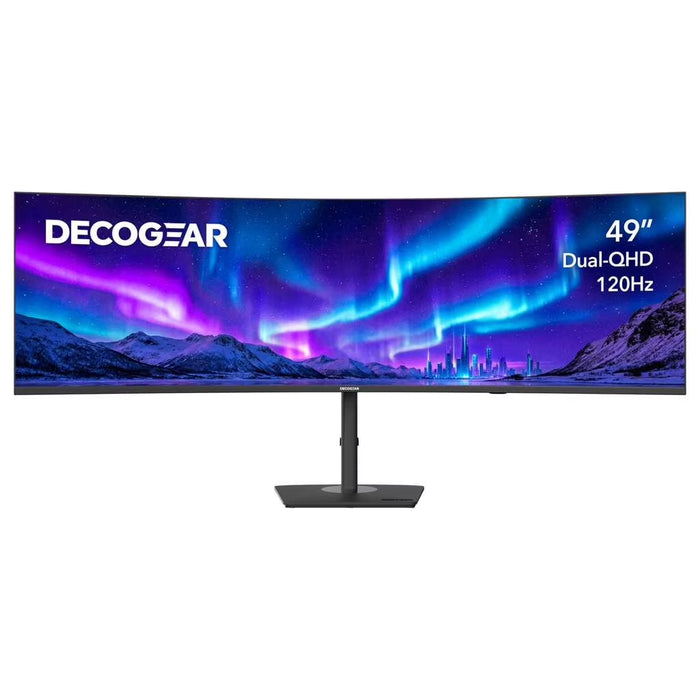 Deco Gear 49" Curved 5K Display | DQHD 120Hz Ultrawide Monitor