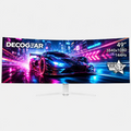 Deco Gear 49" Curved Ultrawide White Monitor