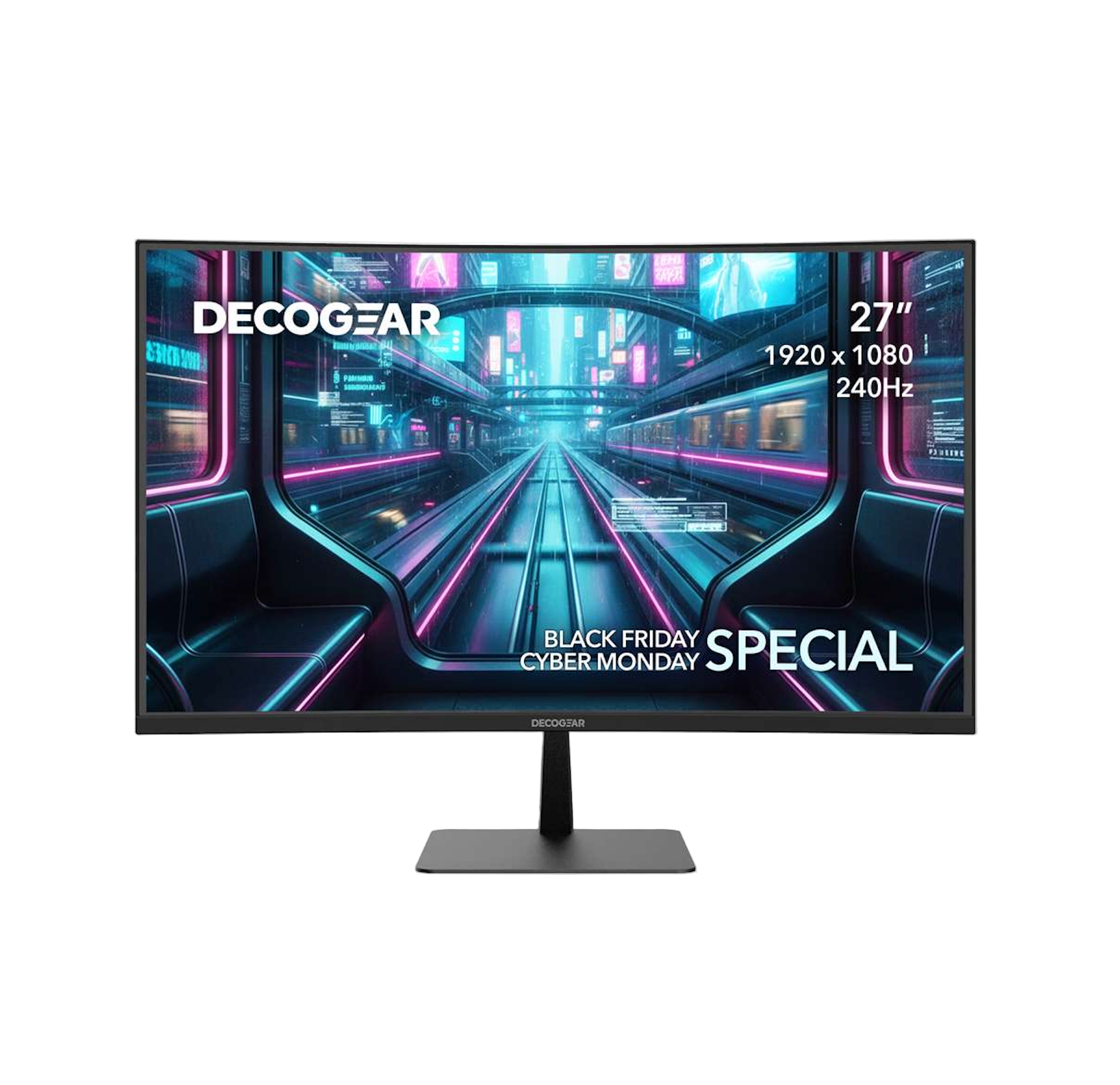 Deco Gear 27” 240 Hz Curved Monitor