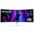 Deco Gear 49" White Curved 5K DQHD Ultrawide Gaming Monitor