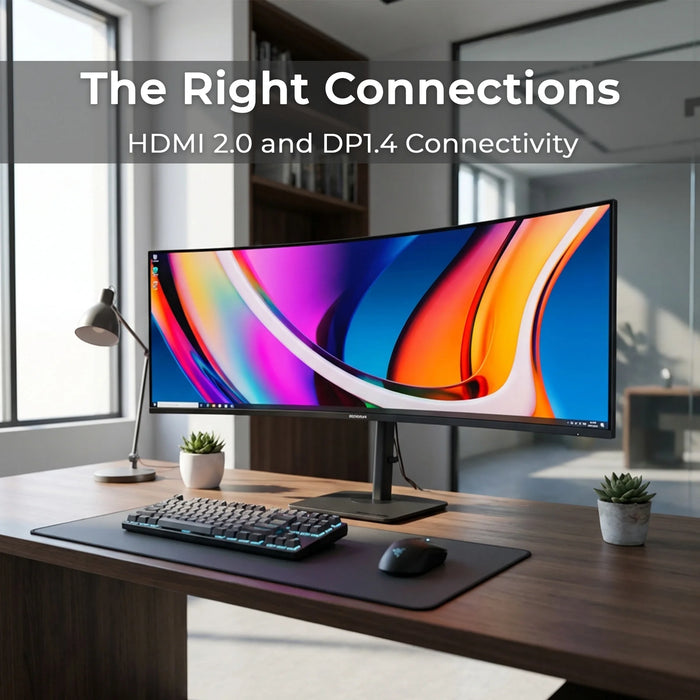 Deco Gear 49" Curved 5K Display | DQHD 120Hz Ultrawide Monitor