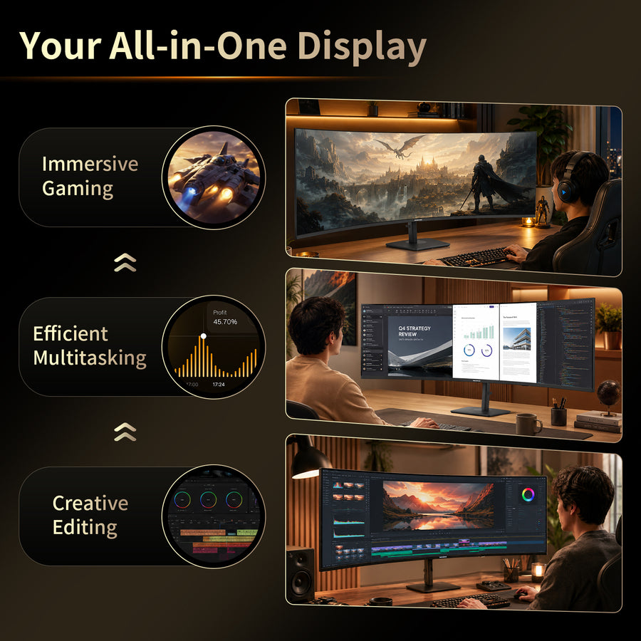 Deco Gear 49” Ultrawide Monitor