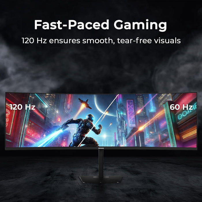 Deco Gear 49" Curved 5K Display | DQHD 120Hz Ultrawide Monitor