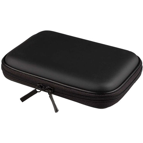 Deco Gear 10" Hard EVA Case for Tablets and GPS with Dual Zipper System - Black with Carbon Fiber Design - DecoGear