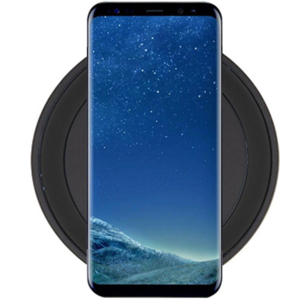 Deco Gear Wireless Charging Base Compact Qi Charger Pad for iPhone X / iPhone 8 / iPhone 8 Plus / Galaxy Note 8 / S8 / S8 Plus / S7 / S7 Edge / Nexus 4 / 5 / 6 / 7 / and Other Qi Enabled Smartphones - Deco Gear