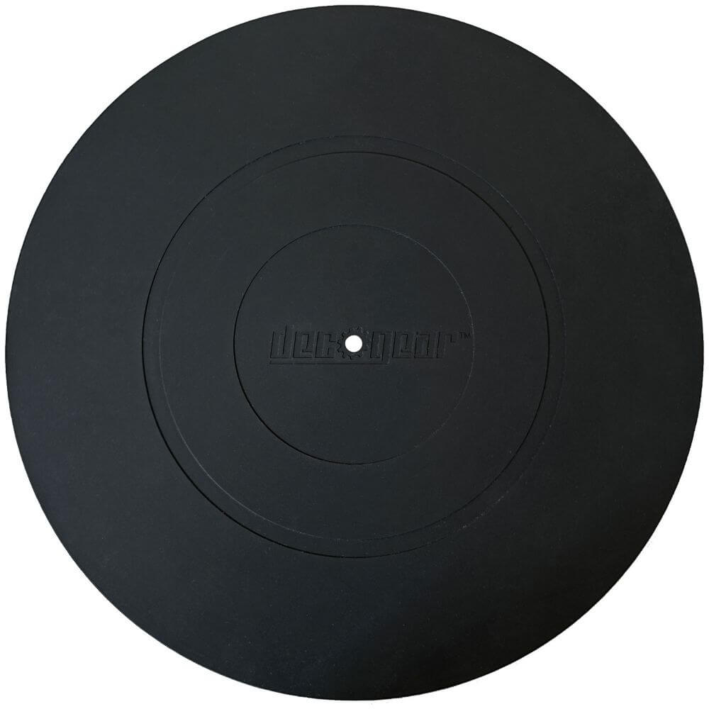 Deco Gear Audiophile 12-Inch Silicone Rubber Turntable Platter | Universal for all Vinyl LP Record Players - Anti-Static Slipmat | Improves Sound & Protect Your Vinyl from Static & Dust - DecoGear