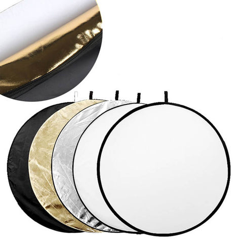 5-in-1 Collapsible Multi-Disc Light Reflectors (23"/60cm) - DecoGear