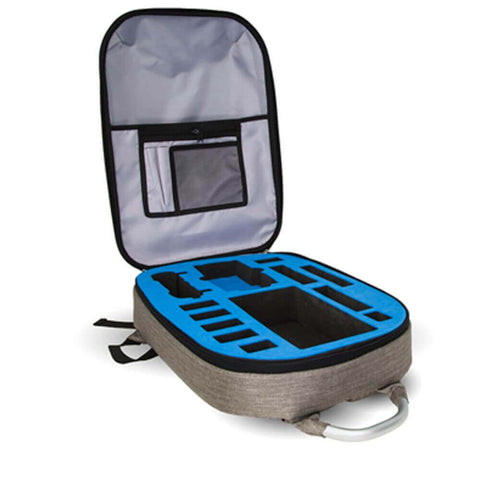 Deco Gear Metallic Hard Shell Backpack Compatible With DJI Mavic Air Quadcopter Drone - DecoGear