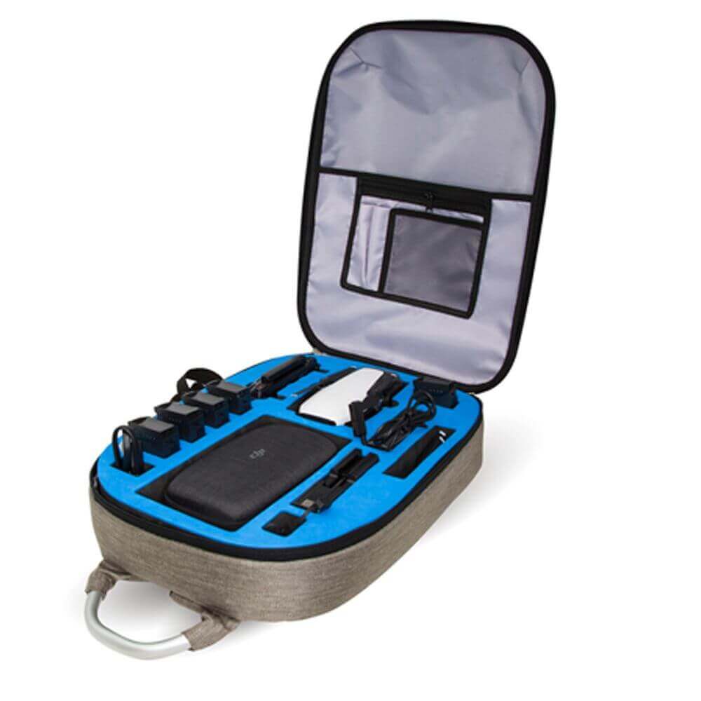 Deco Gear Metallic Hard Shell Backpack Compatible With DJI Mavic Air Quadcopter Drone - DecoGear