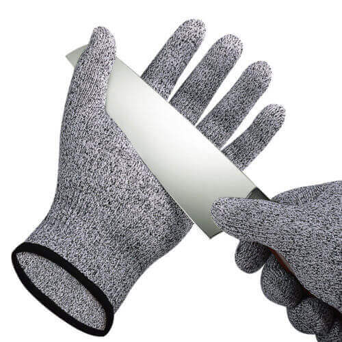 Deco Gear Food Grade Kitchen Safey Cut Resistant EN388 Level 5 Stretch Fit Gloves - DecoGear