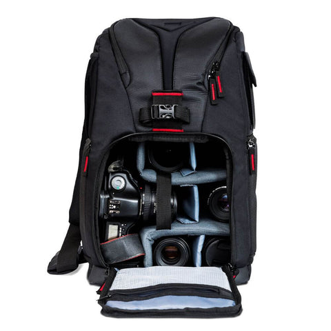 Deco Gear DSLR Camera Backpack, Customizable Compartments for Cameras, Lenses, Accessories & Laptop, Weather Protective, Perfect for Canon Nikon & Sony Photographers (Can Also Turn Into Sling Bag) - DecoGear
