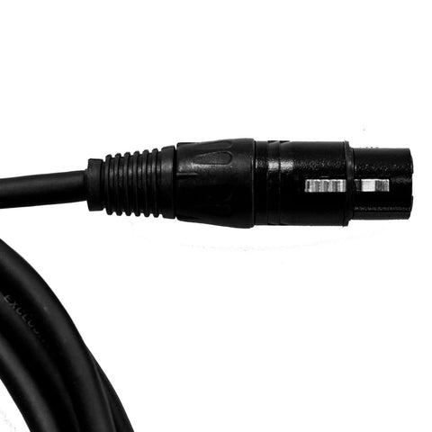 10' XLR Male to XLR Female 16AWG Gold Plated Cable - DecoGear