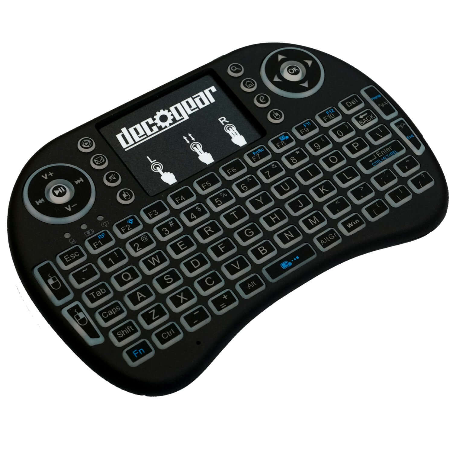 2.4GHz Smart Wireless Backlit Keyboard - DecoGear