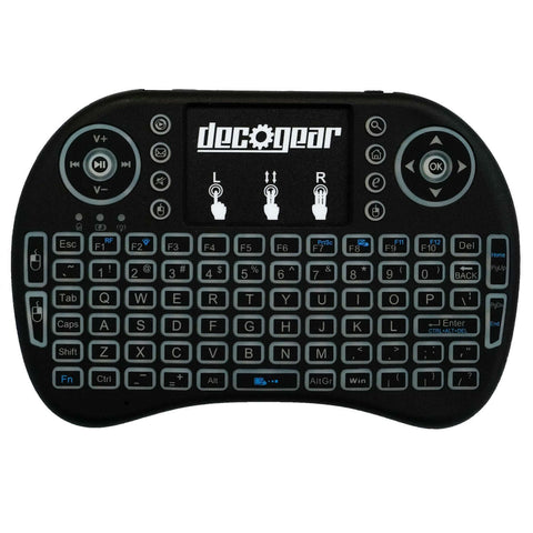2.4GHz Smart Wireless Backlit Keyboard - DecoGear