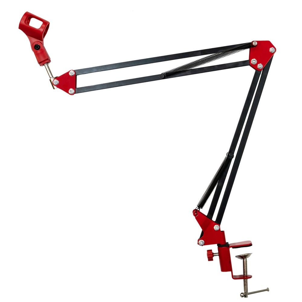 Microphone Suspension with Boom Scissor Arm Stand - Deco Gear