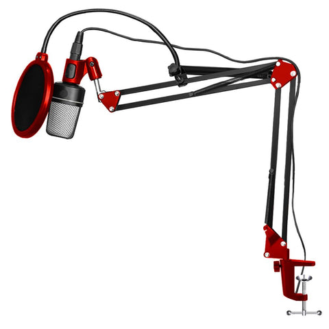 Microphone Suspension with Boom Scissor Arm Stand - Deco Gear