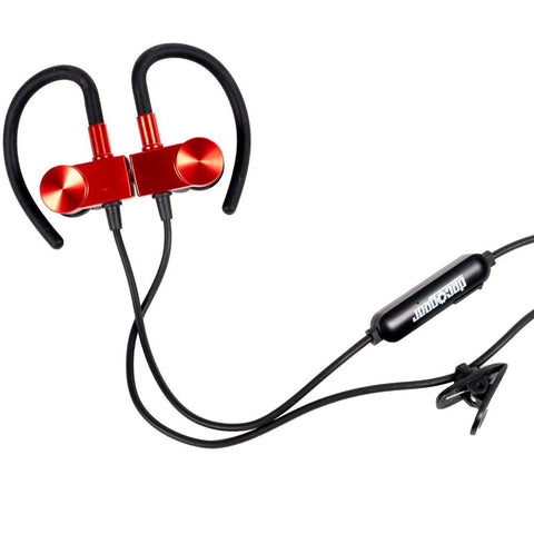 Sport Wireless Earbuds, Red - Deco Gear