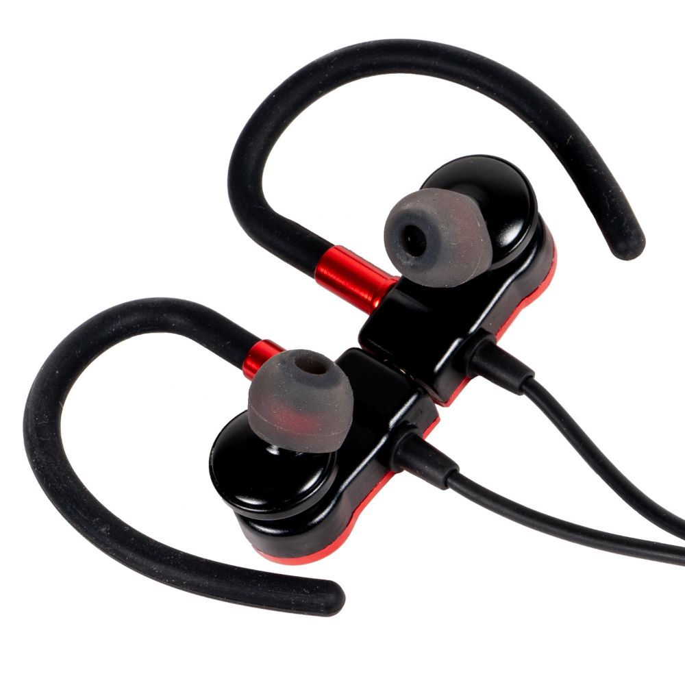 Sport Wireless Earbuds, Red - Deco Gear