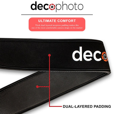 Deco Photo Camera Power Strap with Built In 2600 mAh Camera Charging Banks - Deco Gear