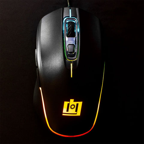 Deco Gear Wired Gaming Mouse, 800-5000 Adjustable DPI, 11 RGB Backlit Modes - Deco Gear
