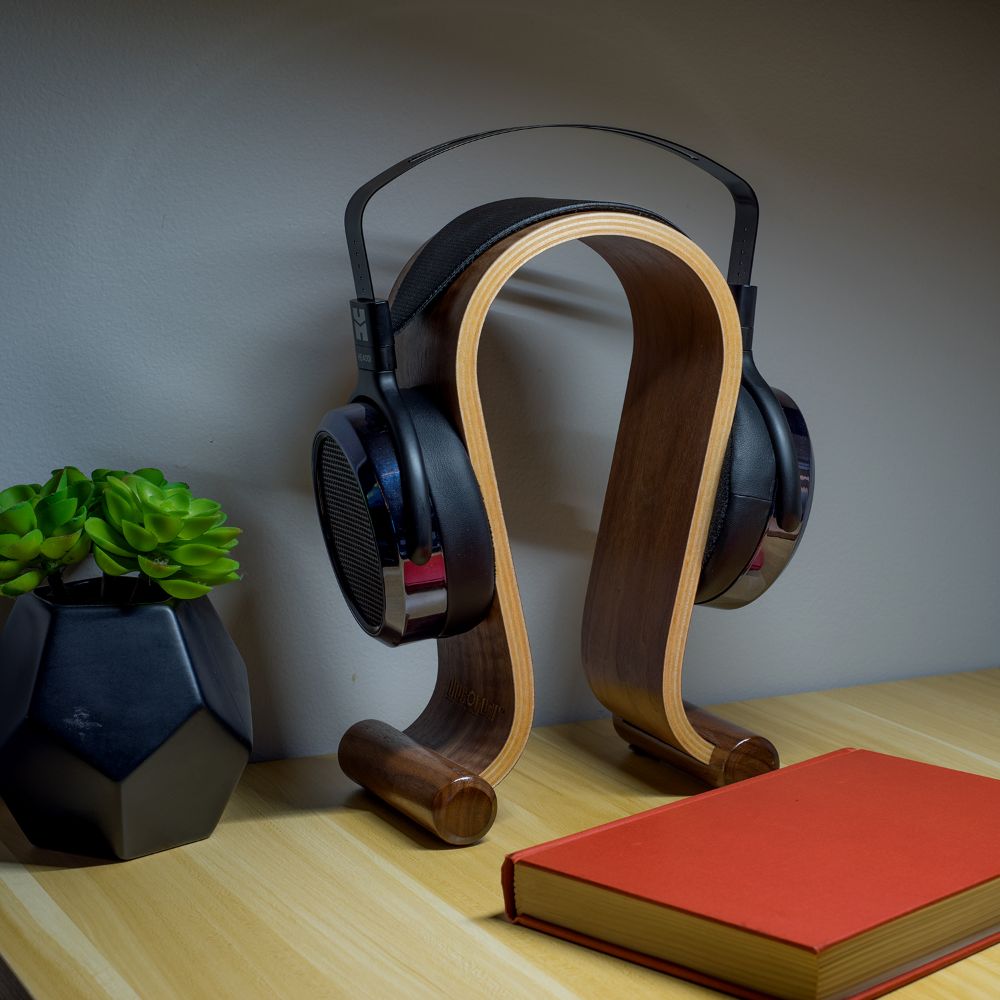 Headphone Stand Wood Headphone Holder Nature Wood Desktop Earphone  Functional Gaming Headphone Stand For All Headsets With Solid - AliExpress