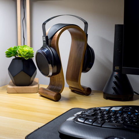 Wood Headphone Stand - Deco Gear