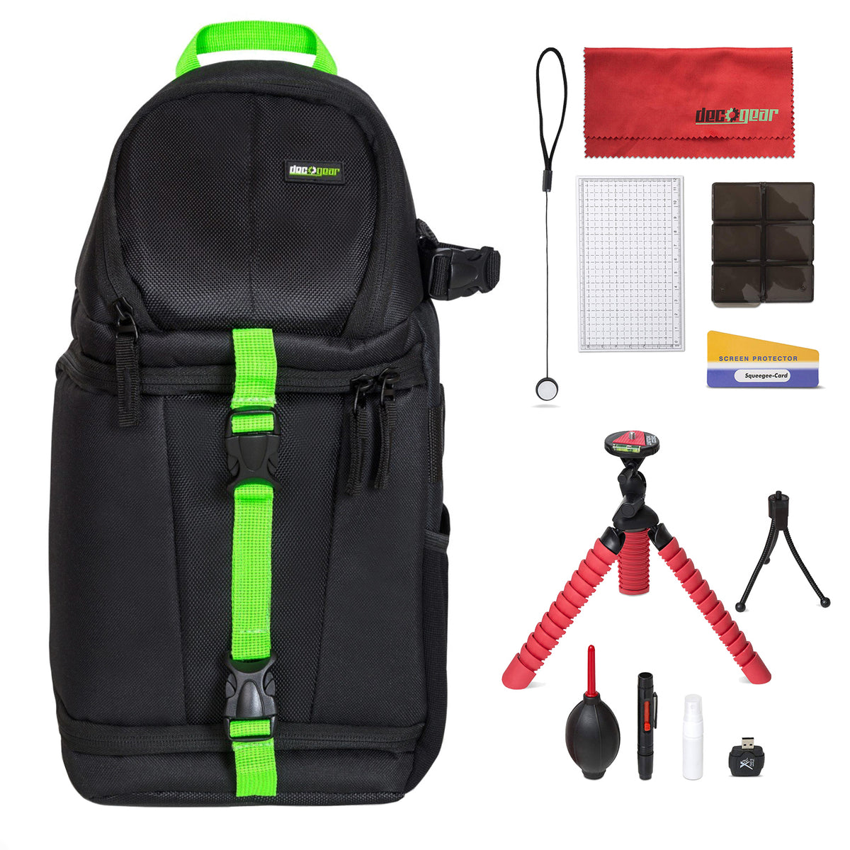 Deco Gear Sling Backpack Accessories Kit for DSLR and Mirrorless Cameras - Deco Gear