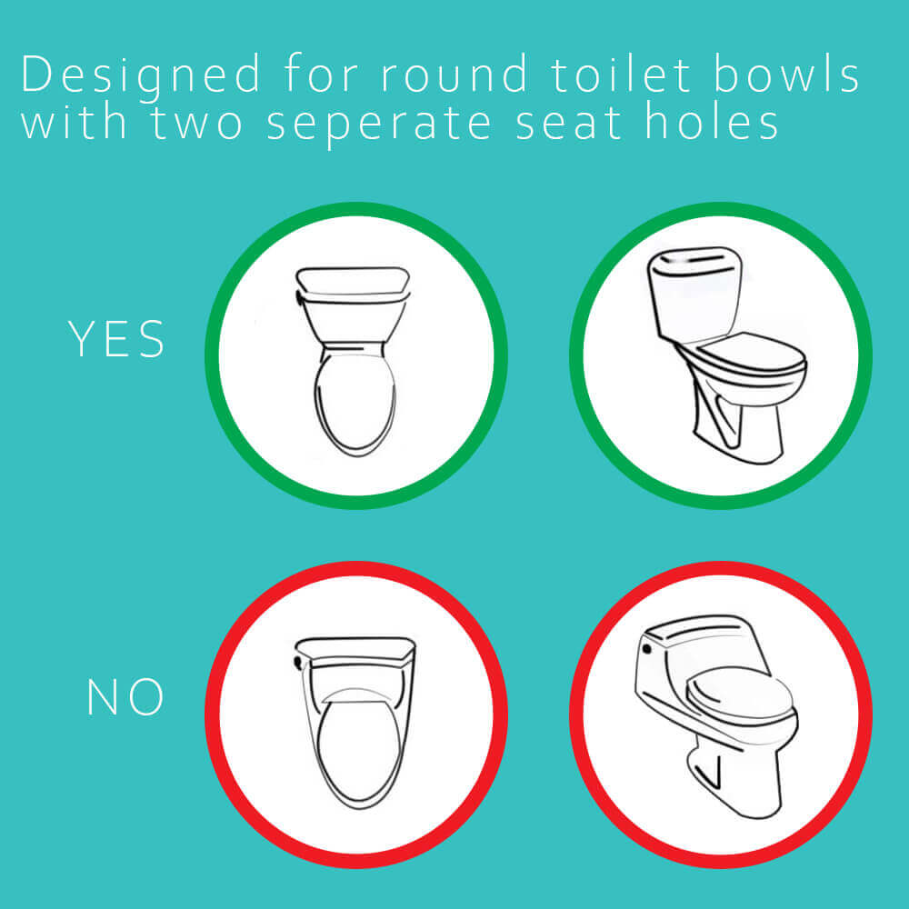 Deco Essentials Non-Electric Single Nozzle Toilet Seat Bidet for Standard 15/16" - DecoGear