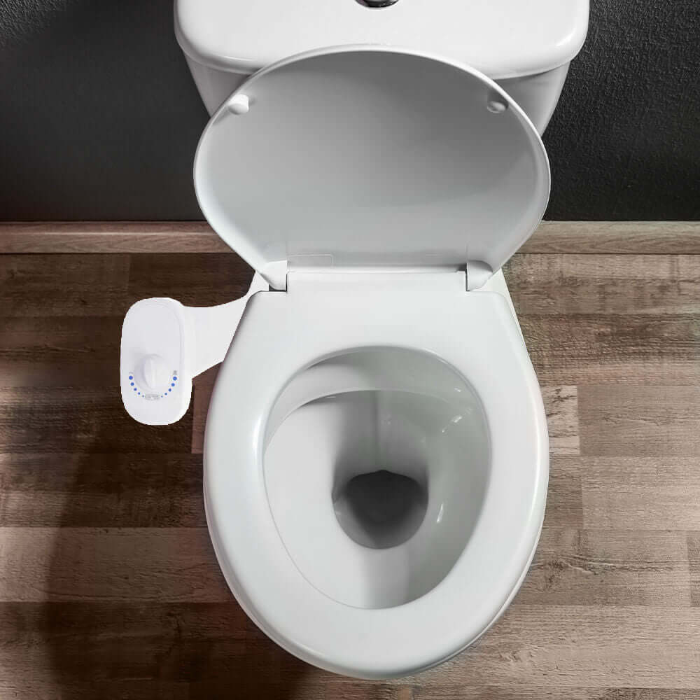 Deco Essentials Non-Electric Single Nozzle Toilet Seat Bidet for Standard 15/16" - DecoGear