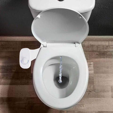 Deco Essentials Non-Electric Single Nozzle Toilet Seat Bidet for Standard 15/16" - DecoGear