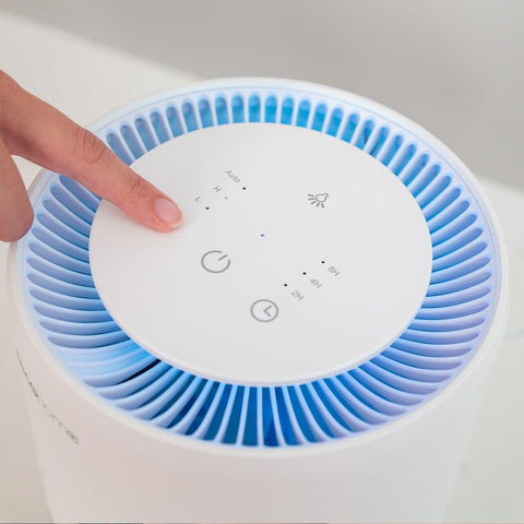 Deco Home AIRHEP13W Compact Air Purifier with HEPA 13 and Infrared Technology, Filter Allergens, Dust, Pollen, Mold, Organic Compounds, and more, for Home or Office - Deco Gear
