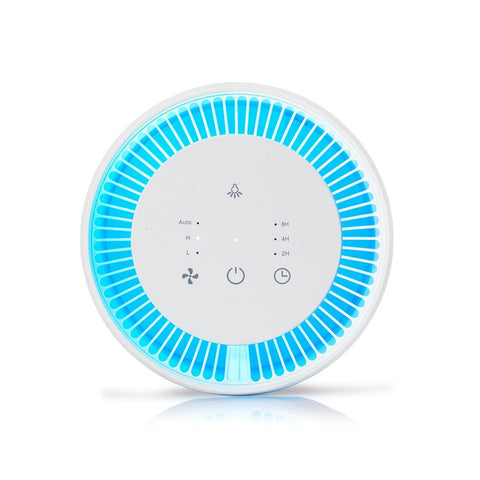 Deco Home AIRHEP13W Compact Air Purifier with HEPA 13 and Infrared Technology, Filter Allergens, Dust, Pollen, Mold, Organic Compounds, and more, for Home or Office - Deco Gear