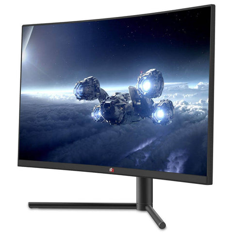 Deco Gear 27-Inch 2560x1440 Curved Gaming Monitor, HDR 400, 16:9, 3000:1, 99% sRGB, 144Hz - Deco Gear