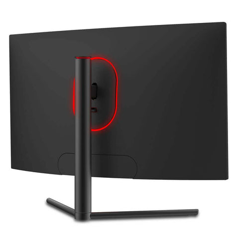 Deco Gear 27-Inch 2560x1440 Curved Gaming Monitor, HDR 400, 16:9, 3000:1, 99% sRGB, 144Hz - Deco Gear