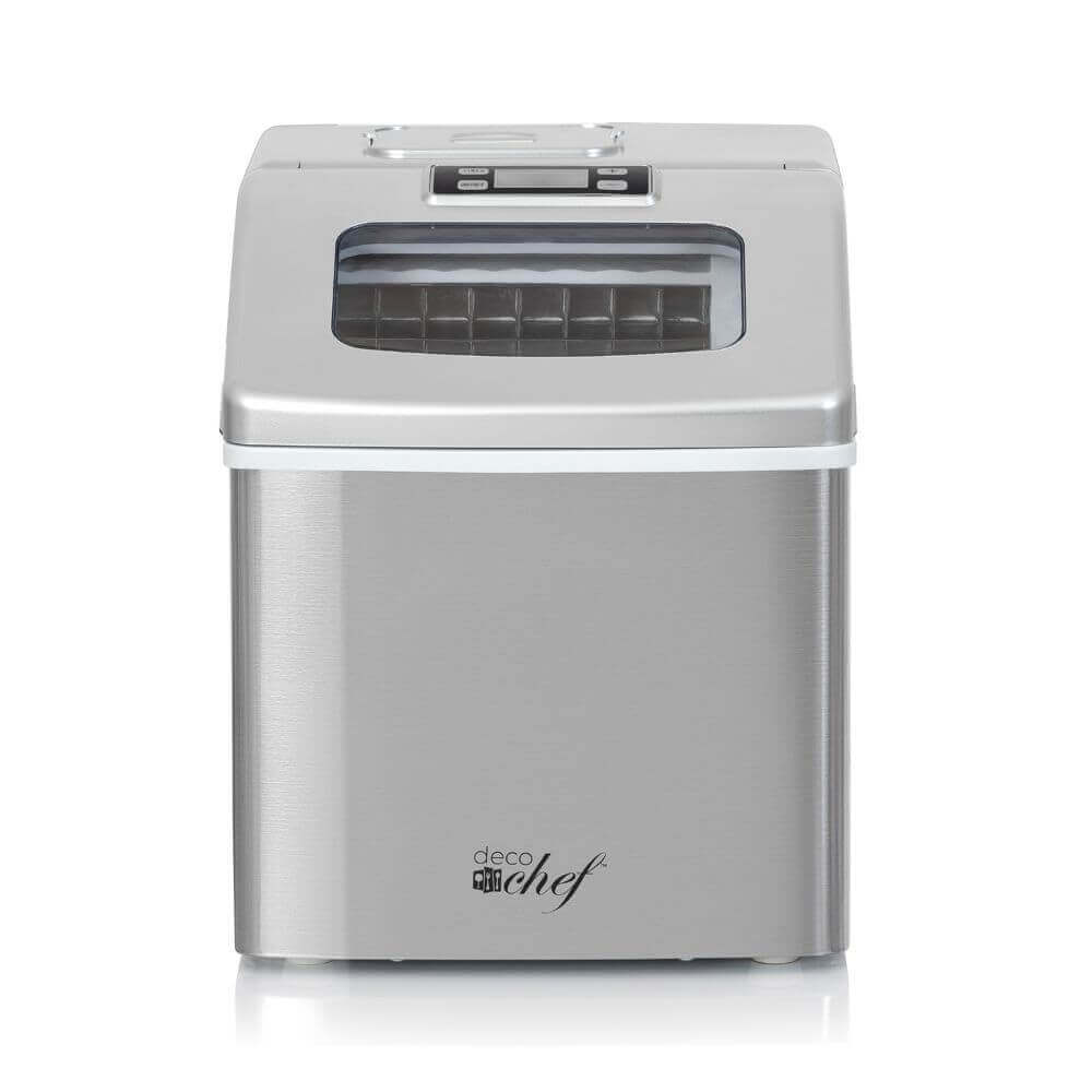 Deco Chef Compact Electric Top Load 26 lb. Daily Production Portable Clear Ice Maker Finish: White E1DCIMWHT