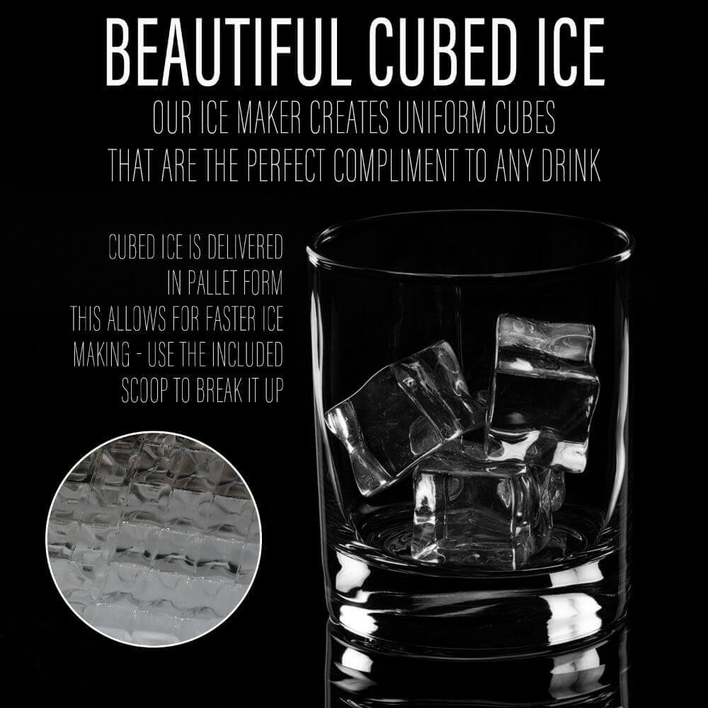 Deco Chef Compact Countertop Ice Maker 26lbs in 24Hrs, 9 Ice Cubes in 6 Minutes, Black