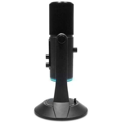 Deco Gear PC Microphone for Gaming, Streaming, Singing, Recording, and Meetings, Features RGB Lighting, Stereo, Cardioid, Omnidirectional, and Bidirectional Recording, USB Plug and Play - DecoGear