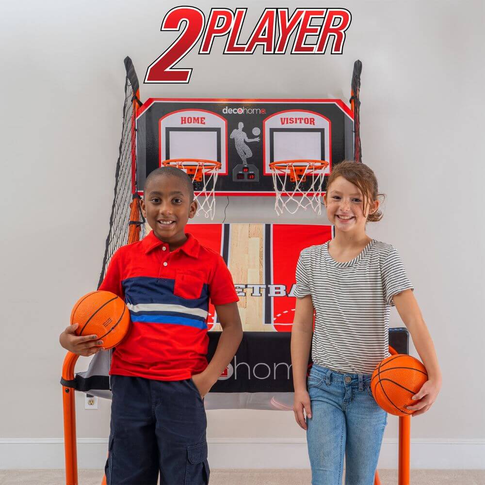 ESPN EZ-Fold 2-Player Basketball Game with Authentic PC Backboard 