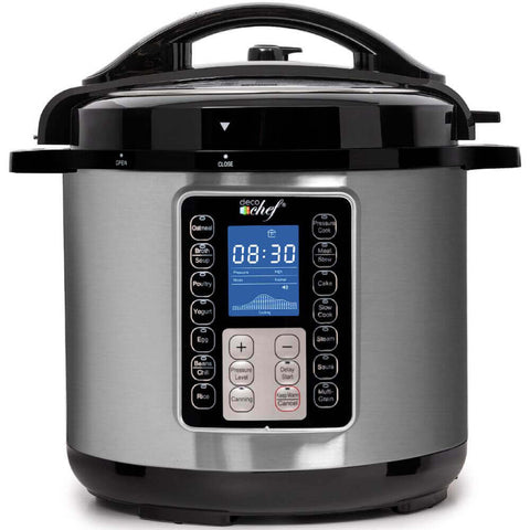 Deco Chef 10-in-1 Pressure Cooker, 8 QT Stainless Steel | Deco Gear