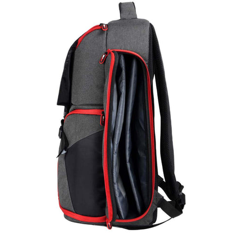 Deco Gear DSLR Photography Camera Backpack - Side View Opened