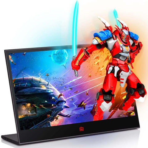 Deco Gear 15.6" Portable Monitor 1920x1080 IPS HD Panel, Rich Display with 16.7 Million Colors, 60Hz