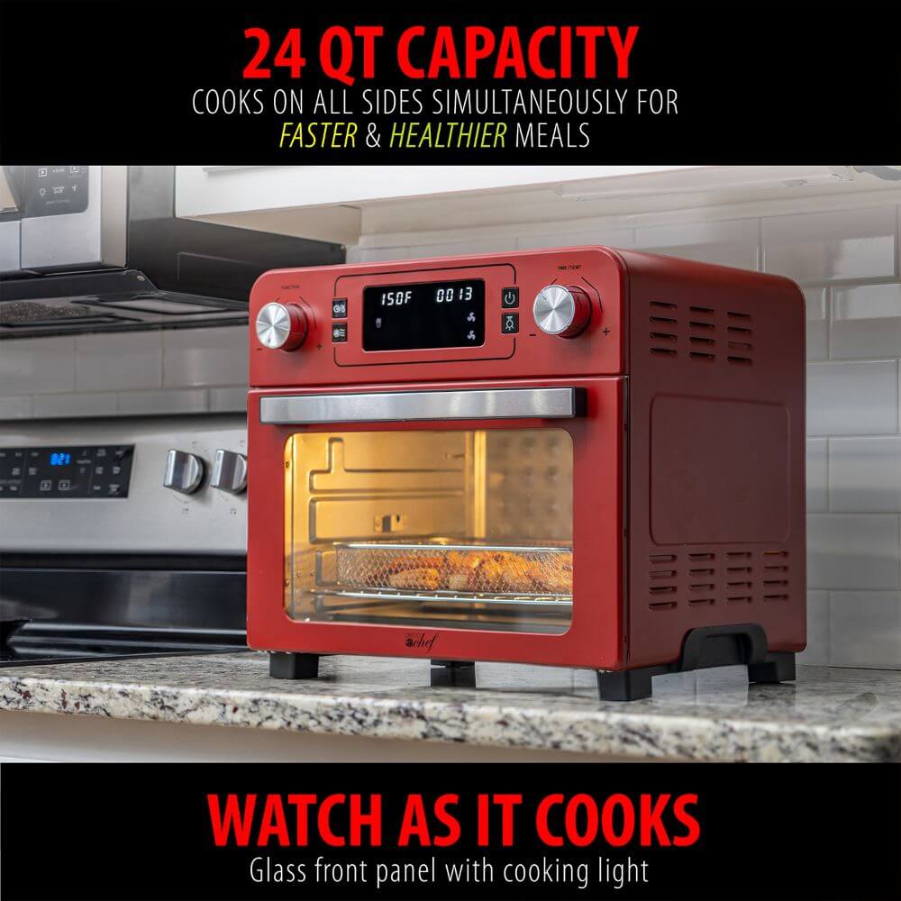 Fryer Oven, 13-in-1 Convection Oven, 24QT Air Fryer Combo