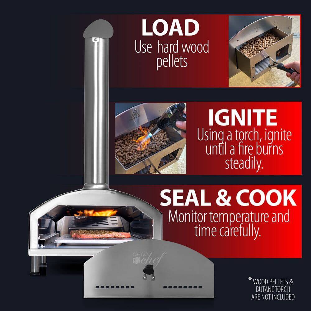 ooni Fyra 12 Wood Fired Outdoor Pizza Oven - Portable Hard Wood Pellet  Pizza Oven - Ideal for Any Outdoor Kitchen - Outdoor Cooking Pizza Maker -  Backyard Pizza Ovens - Countertop Pizza Oven