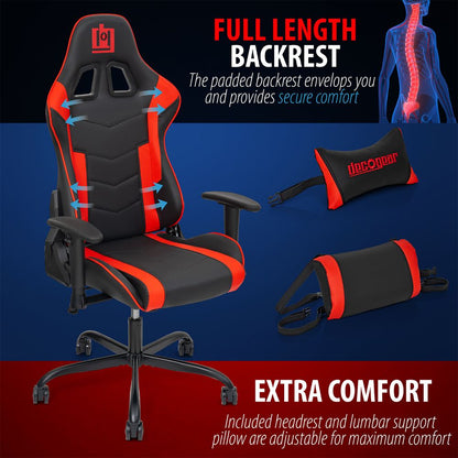 gaming chair and table