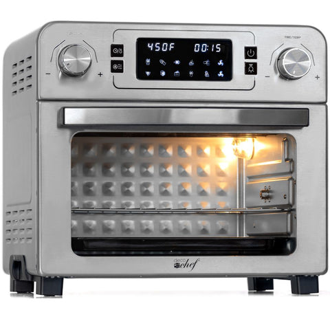 Deco Chef 24QT Countertop Toaster Air Fryer Oven + Bonus Deco Chef 16 Piece Knife Set - Deco Gear