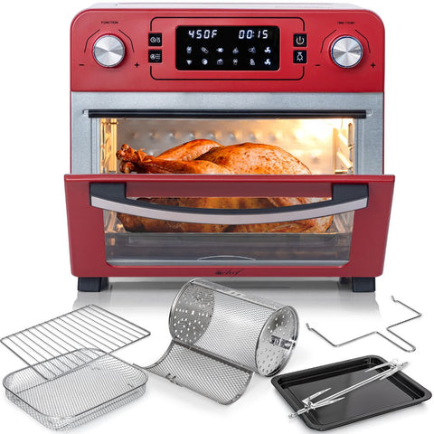 Deco Chef 24QT Countertop Toaster Air Fryer Oven + Bonus Deco Chef 16 Piece Knife Set - Deco Gear