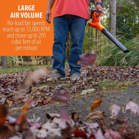 Deco Home 20V Cordless Electric Leaf Blower, 150 MPH, No-Load 13,000 RPM, 3 LBS