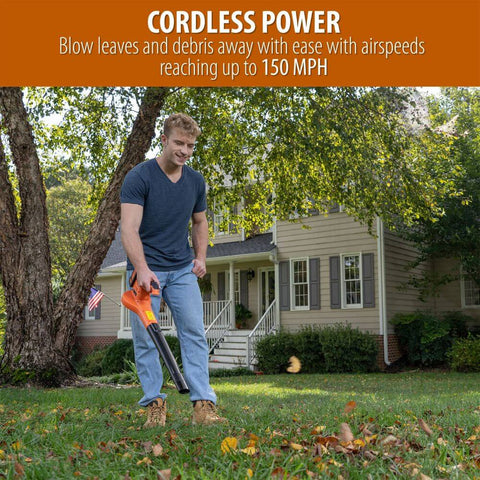 Deco Home 20V Cordless Electric Leaf Blower, 150 MPH, No-Load 13,000 RPM, 3 LBS